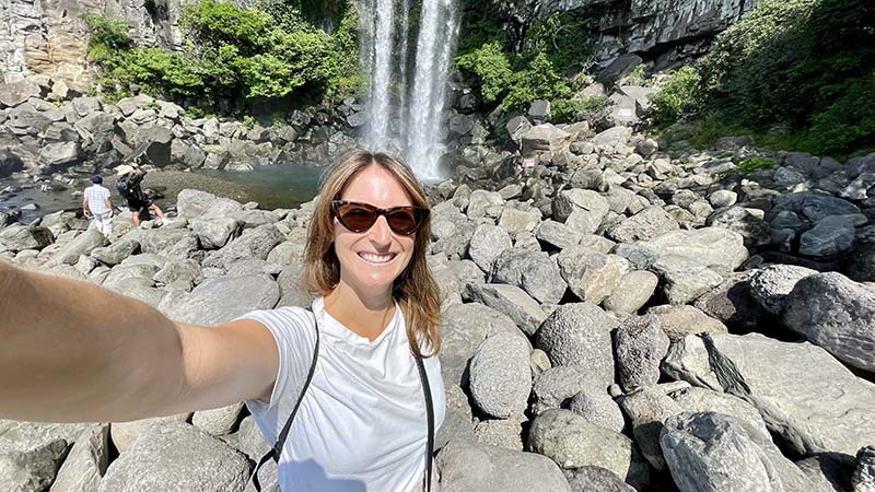 Seogwipo Jeongbang Waterfall jeju 5