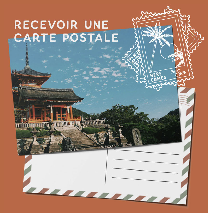 recevoir carte postale